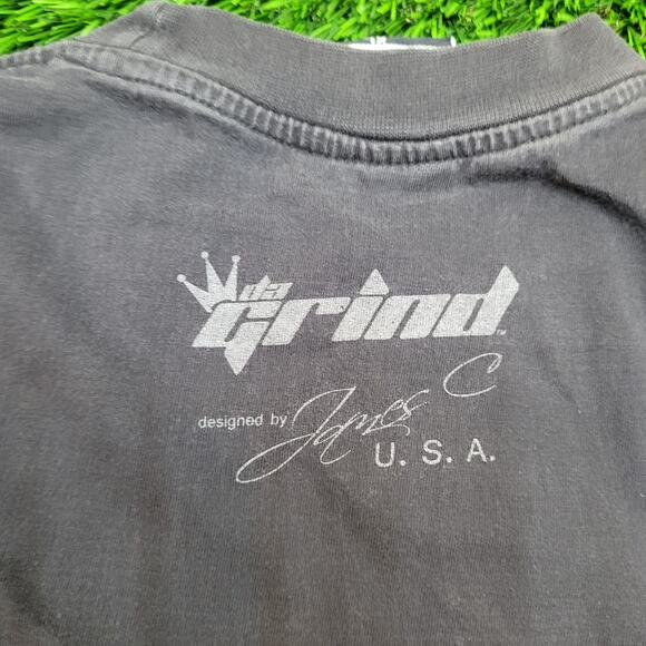 Vintage Y2K Rock Da Mic The-Grind T-Shirt XL Drop Shoulder MMA - Picture 7 of 13